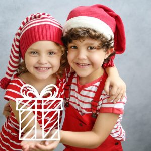 natal, presente, gêmeos, crianças